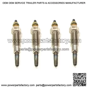 For Kubota Glow Plugs V1902 V1702 V1501 15221-65510 Bobcat Skid Steer QTY 4