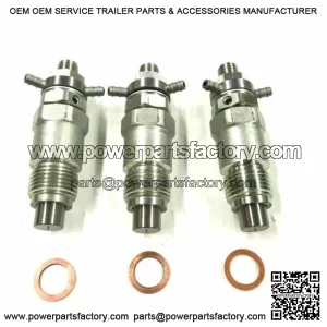 15271-53020 For Kubota Fuel Injectors V1902 V1702 D750 D850 D950 D1402 Set of 3