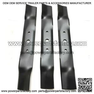 For John Deere Mower Blades 48" L120 L130 GX20250 91-108 330-619 Set of 3