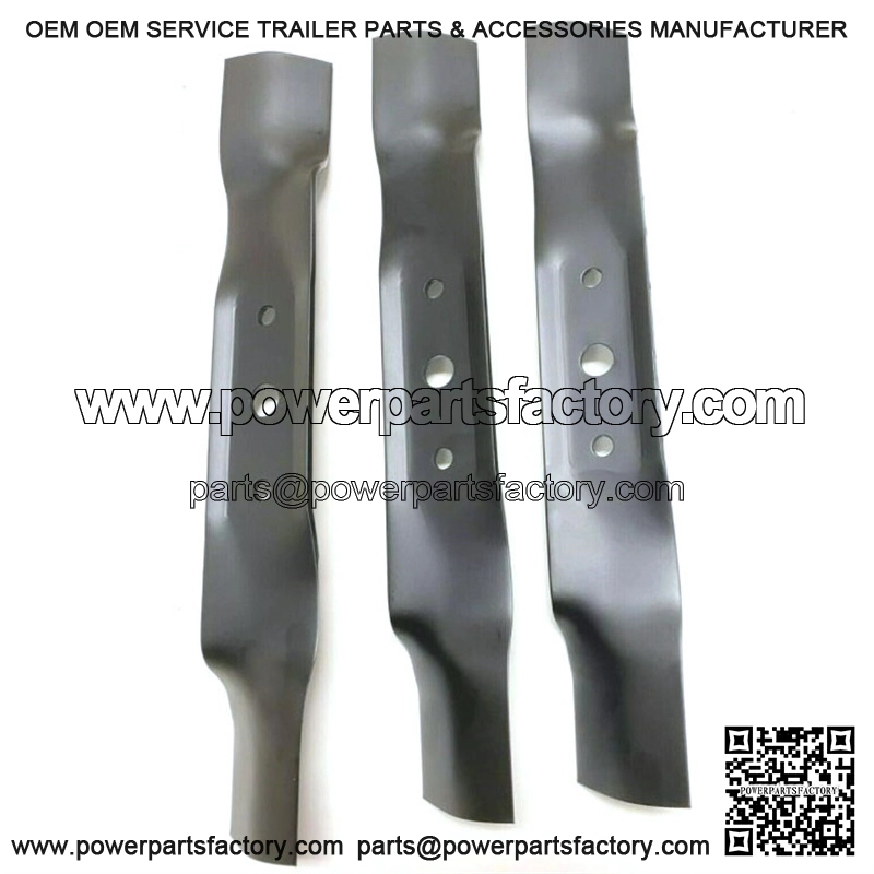 For John Deere Mower Blades 48" L120 L130 GX20250 91-108 330-619 Set of 3 - Image 2