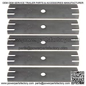 Set of 5,  40-316 Edger Blade fit Troy-Bilt Fits MTD 781-0080, 24604C, 24604S +