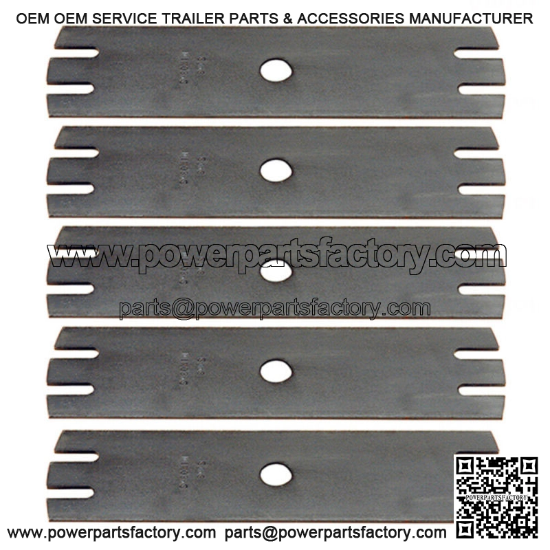 Set of 5, 40-316 Edger Blade fit Troy-Bilt Fits MTD 781-0080, 24604C, 24604S +