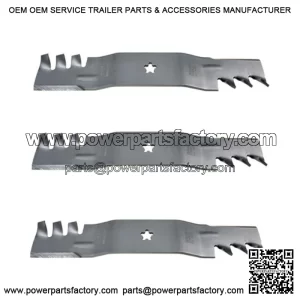 3 54" Mower Mulch Blades 187254 187255 187256 Fits Husqvarna Craftsman Poulan