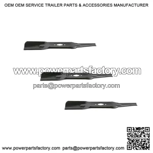 3 New Copperhead Blades Fits MTD 50" Fits Cub Cadet 742P05094-L "Diamond Hole"