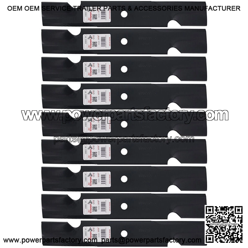 9 Pack Standard Lift Mower Blades 482461 481706 48110 482877 A48110 for SCAG 48"