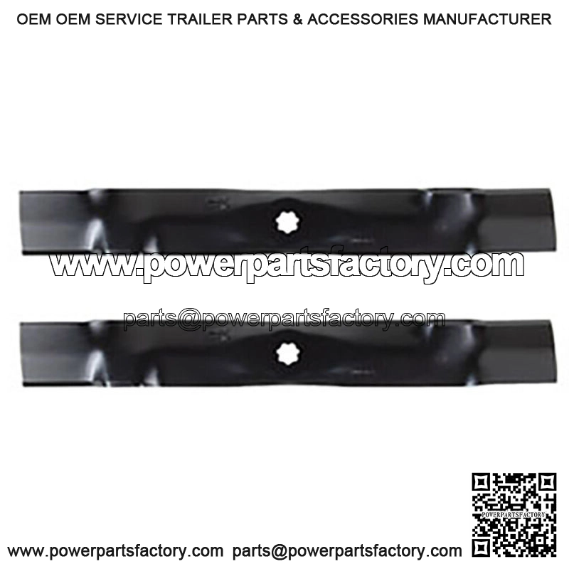 (2) 42" Mower Deck Blades AM137333 Fits John Deere D110 D120 D100 - Image 3