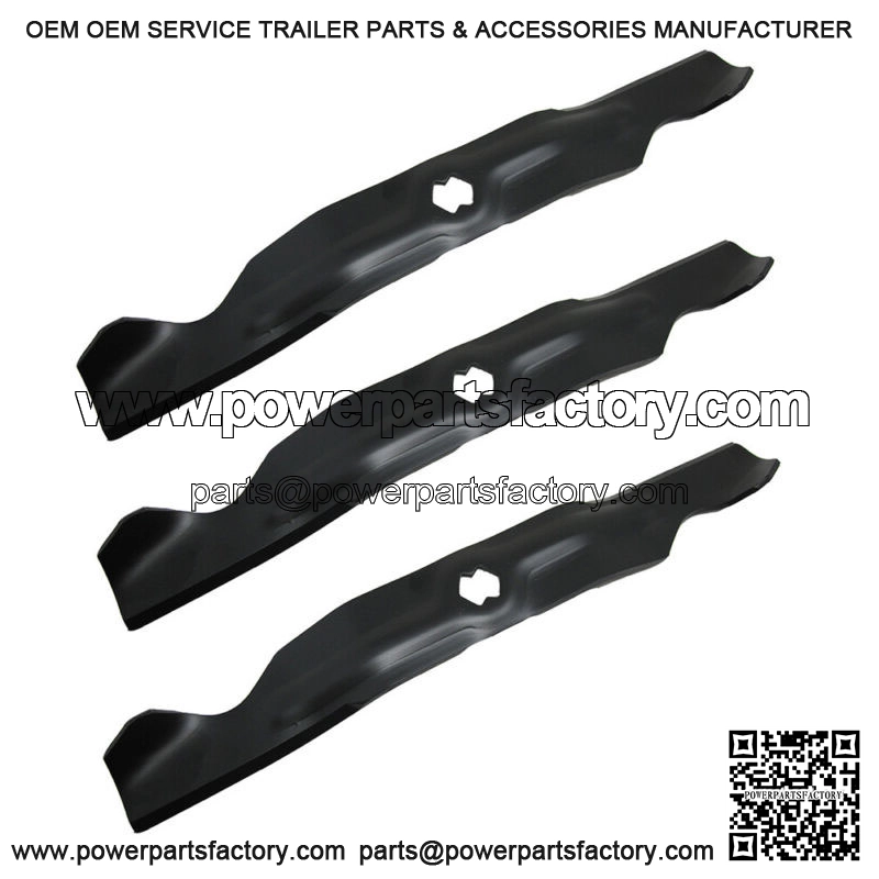 3 Pack Mulching Blades Fits Cub Cadet i1050 RZT50 LT1050 SLT1050 LTX1050 ZTT50
