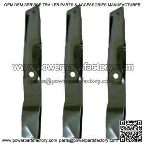 M143520 Three Replacement 54" Mower Blades Cut Fits John Deere
