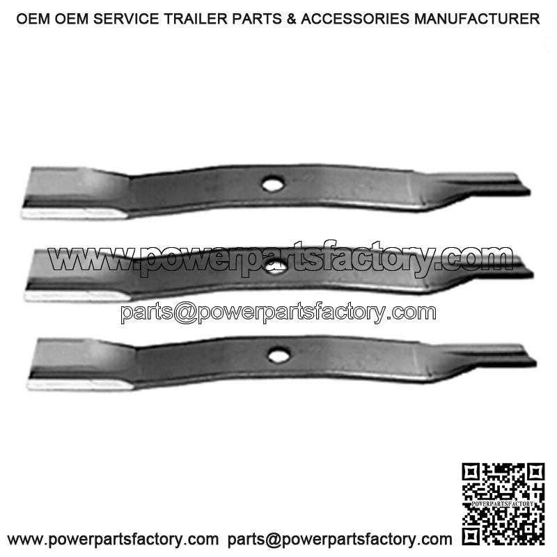 3 Hi Lift Blades Fits John Deere 72" TCU15882 777 797 Z860 Z950 Z960 Z970 997