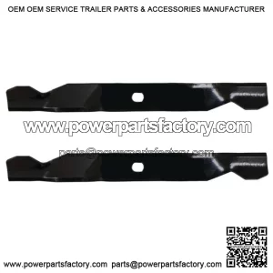 Two (2) Notched Air Lift Blades w/ 33" Deck fits Troy-Bilt Models 1910917