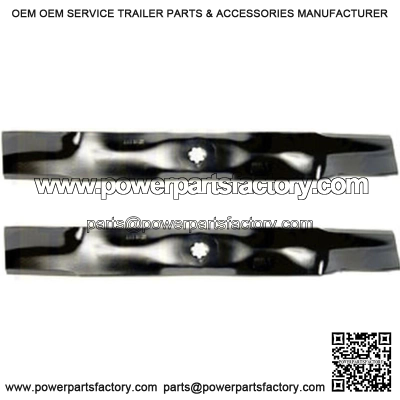 Set of 2 Blades Fits John Deere 42" Decks LA102, 115, 125, 135 & X 300 M154061 - Image 3