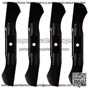 (4) pack Blades 46" Deck Fits Cub Cadet XT1-LT46 XT2-LX46 Mowers