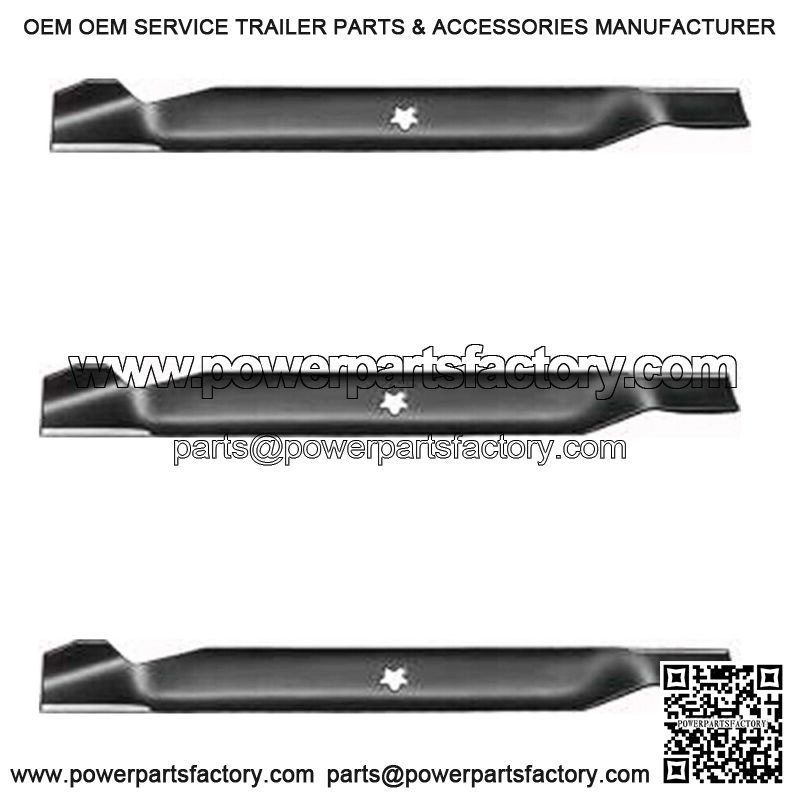 (3) Fits Husqvarna Mower Blades 61" Deck EZ6124 FD61M MZ61 539113312 - Image 2