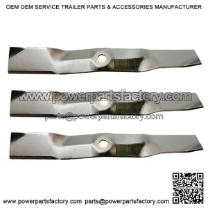 3PK Oregon Lawn Mower Blades Fits John Deere M145476 M127500 48" Z425 Z435 Z445