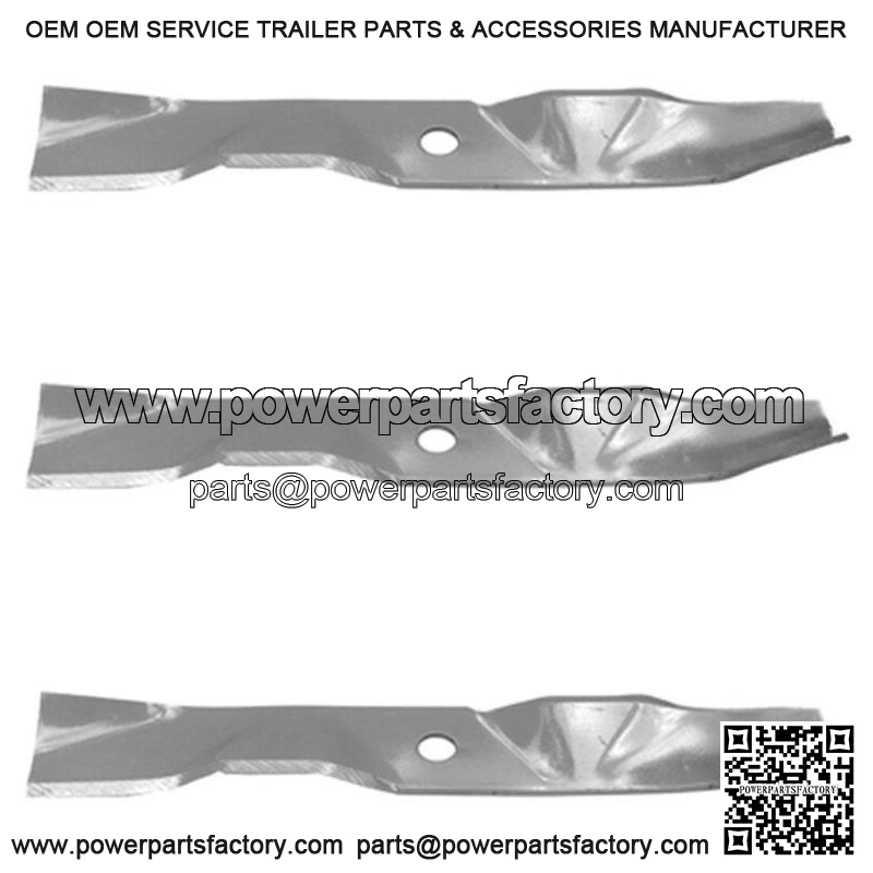 3 Fits Exmark MULCHING Blades. For 60" Laser Z Deck 103-6393 (11242)