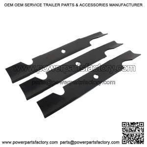 3 Blades Fits Toro 117-7277-03 Model 74830-ZX4800-T Titan ZTR 48" Cut