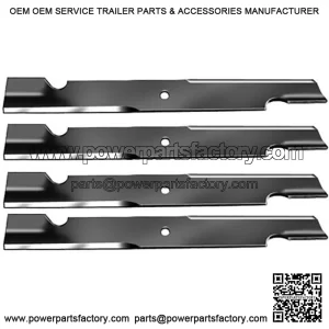 (4) Deck Blades fits Hustler Zero Turn Mower Fits 42" Hustler Raptor