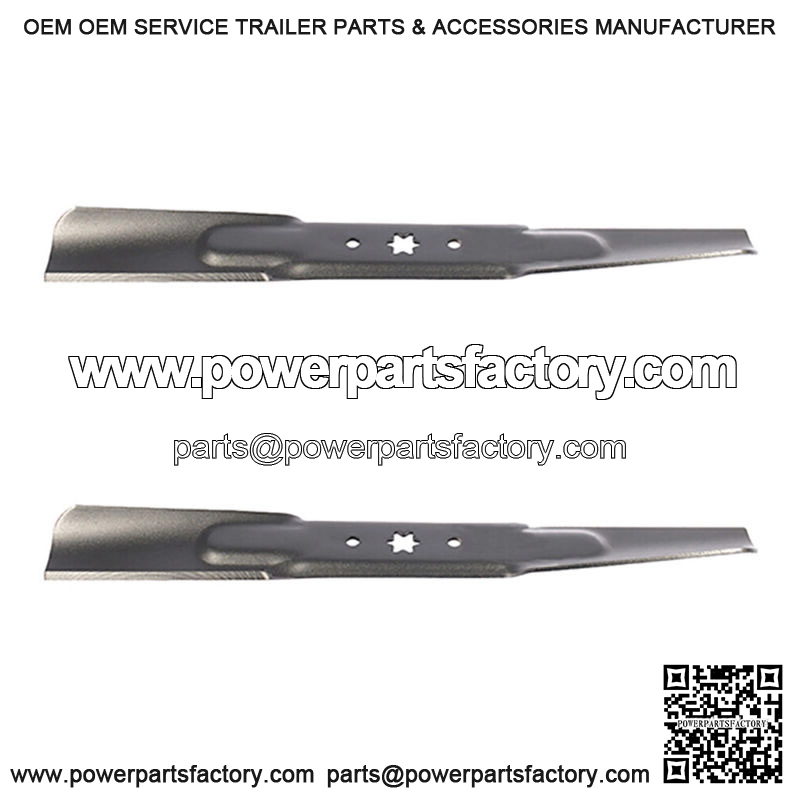 2 Blades for 46" Cut Fits Cub Cadet #B1MA2434 MTD 742-04290 942-04290