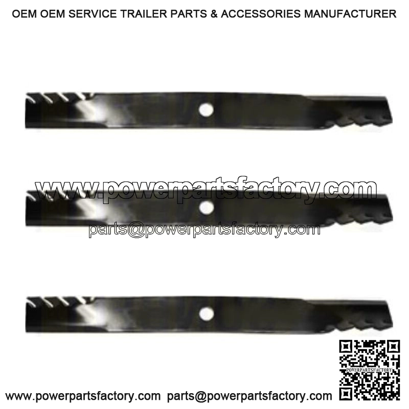 3-Pack 396-743 Blades Fits John Deere TCU15882 777 797 2520 2720