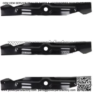 (3) 742-04068 759-04047 942-04068 Blades Fits Cub Cadet LT1024 50" Cut