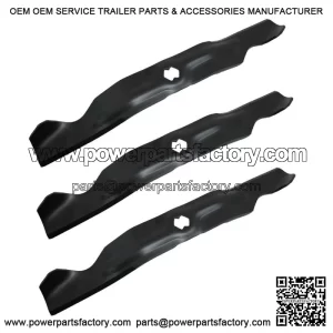 3 Blades Fits Cub Cadet RZT 50" Deck Zero-Turn Mower 742-04053B 942-04053C