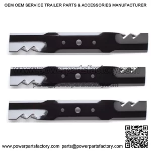 Oregon Gator G3 Blades for John Deere 48" L120, L130, Sabre Scotts, 92-675(3)