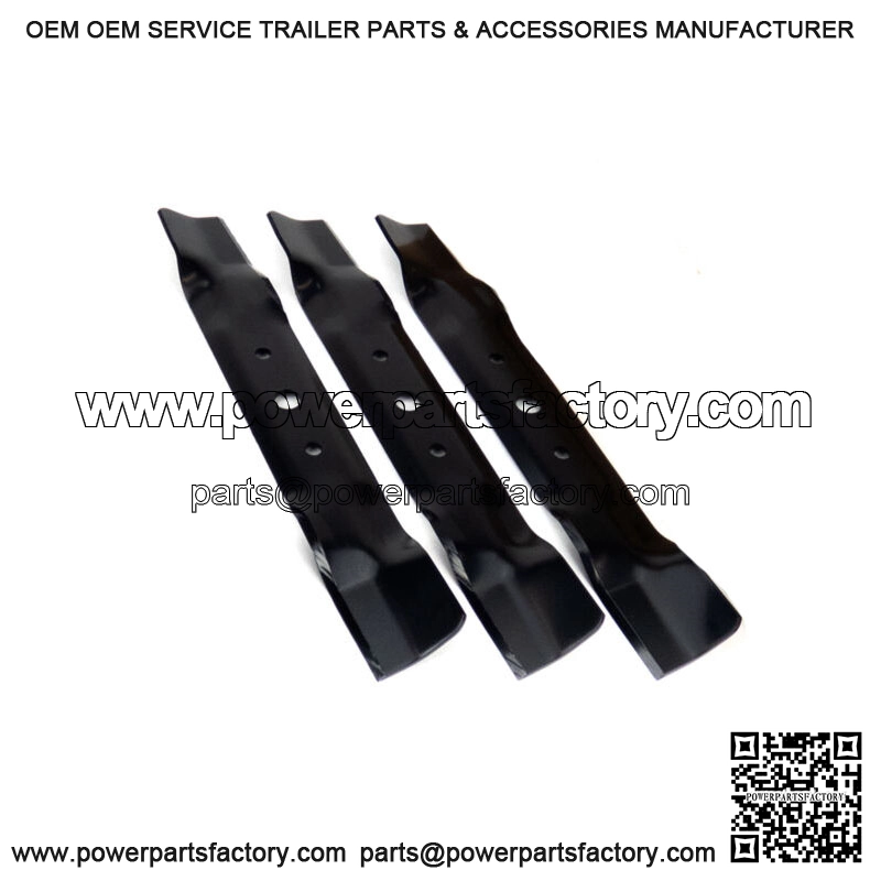 (3) Blades for John Deere 48" L120 L130 GX20250 GY20568