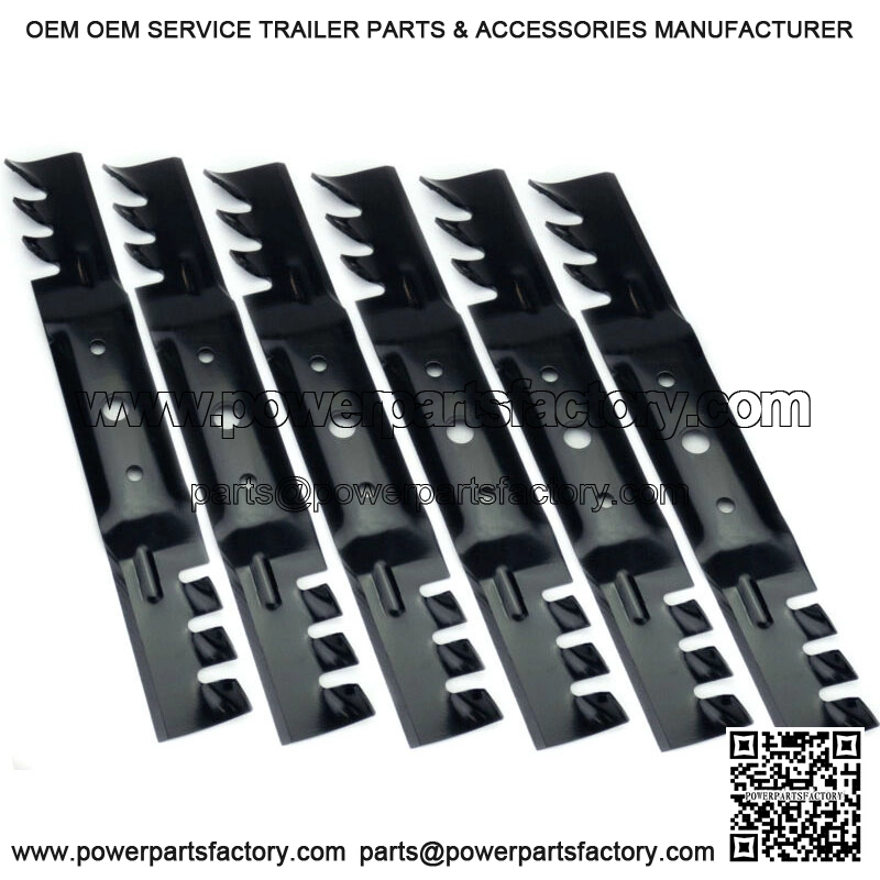 (6) Mulching Blades for John Deere 48" L120, L130, 2048, 2148 GX20250, GX20819