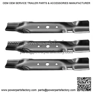 3 REPL JOHN DEERE MOWER BLADES 48 CUT L120 L130 GX20250 GY20568 91-108 330-619