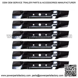 6PK Lawn Mower Blades for John Deere 48 Cut L120 L130 GX20250 GY20568