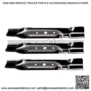 3 Hi Lift Blades for 48" Deck fit John Deere L120 L130 GX20250 GY20568 L2048