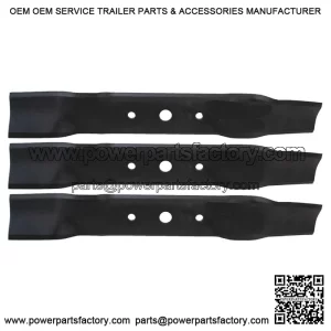 Oregon 191-108 Blades for John Deere L120 L130 Scotts L2048 2148 w/ 48" 3-PACK