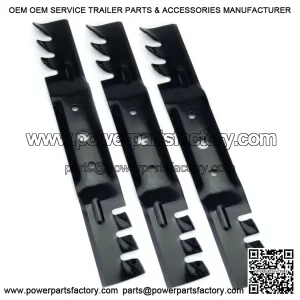 (3) Mulching Blades for John Deere 48" L120, L130, 2048, 2148 GX20250, GX20819