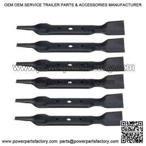 6 REPL JOHN DEERE MOWER BLADES 48 CUT L120 L130 GX20250 GY20568 91-108 330-619