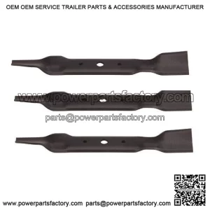 3PK Oregon 191-108 Blade 100 Series 17" replaces John Deere Models L120 L130