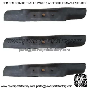 Set of 3 John Deere High Lift Bagging Blades GX20434 L120 L130