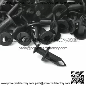 100x Fender Bumper Clips Body Rivets Push for UTV Honda Polaris RZR 900 1000 XP (For: John Deere Gator CS)