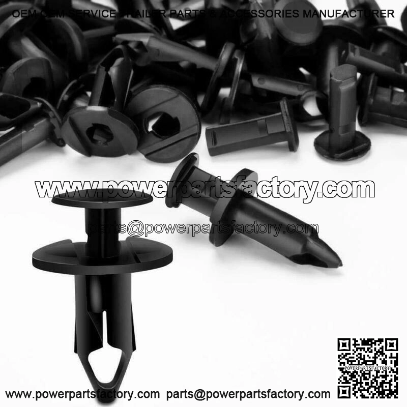 100x 8mm Fender Clips Body Rivets Push Pin for ATV HONDA TRX300EX 450R Rancher (For: John Deere Gator CS) - Image 2