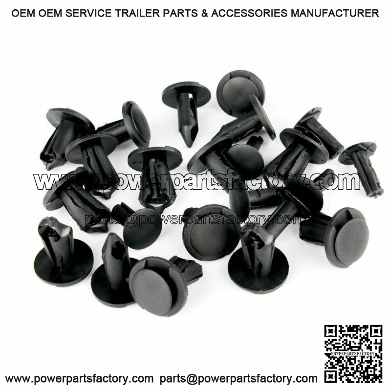 100x 8mm Fender Clips Body Rivets Push Pin for ATV HONDA TRX300EX 450R Rancher (For: John Deere Gator CS) - Image 3