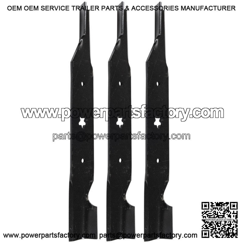 532187256 High Lift Mower Blade 54" MZ RZ YTH 5424 LGT 2654 Z 254 3PK