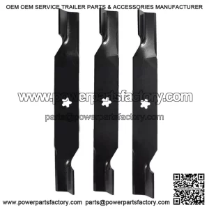 3 Blade Set For 54" Deck Rider Craftsman YT4500 Z254 MZ5424S ZTR Mower