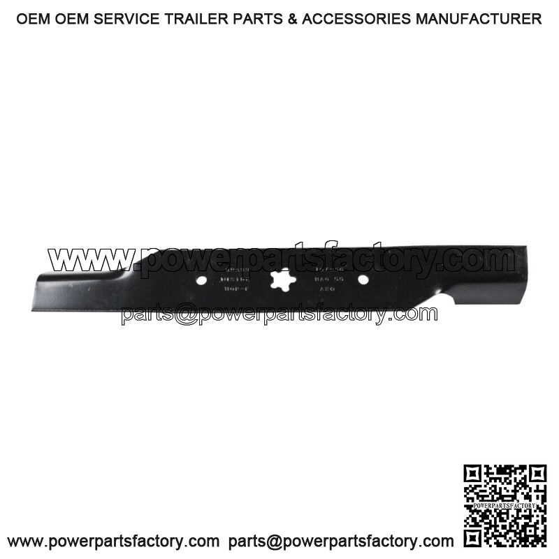 532187256 High Lift Lawn Mower Blade 54" MZ RZ YTH 5424 LGT 2654 Z 254 - Image 2
