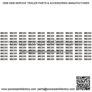 Mower Blades 100 8"x2" Unpainted Edger Blades for Echo 720237001, RYOBI 613223, Husqvarna :578 39 28-02, 601 00 24-54
