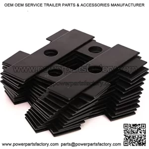 100PK Edger Blade (7-3/4" x 2") -1''Center Hole fits STIHL RYOBI EGO Husqvarna Oregon Black Powder Coated Heat Treated