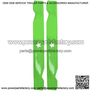 Lawn Mower Blade Set for AYP Husqvarna Poulan LT100 LT112 LT125 LR12 36 Inch Deck 532127841 532138496 (High-Lift)