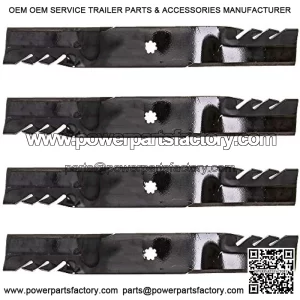 Oregon 4 Pack 592-615 G5 Gator Mulcher Blade for John Deere GX22151 GY20850 42"