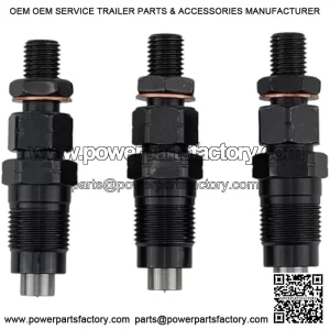 3Pcs Fuel Injector AM882410 MIA881565 Compatible for John Deere Tractor 1023E 1025R 1026R 2025R 2026R Replacement