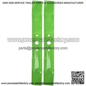 Lawn Mower Blade Set for John Deere GX325 GX335 LX255 42C Decks M135881 M148613 M159047 (High-Lift)