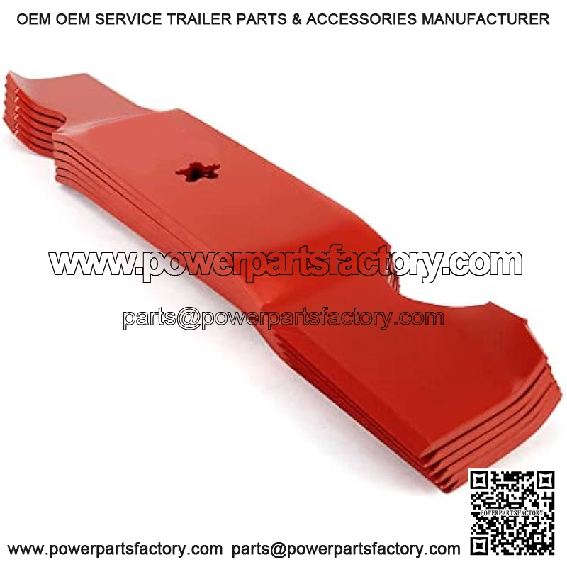Set of 6, 187254 532187254 Blades for 54" Deck, Craftsman, Poulan, Husqvarna - Image 2