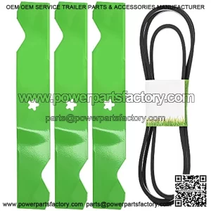 Deck Blade Belt Kit for Husqvarna RZ5424 RZ5426 RZ5422 RZ54i Z254 187254 187256 539114557 54 Inch